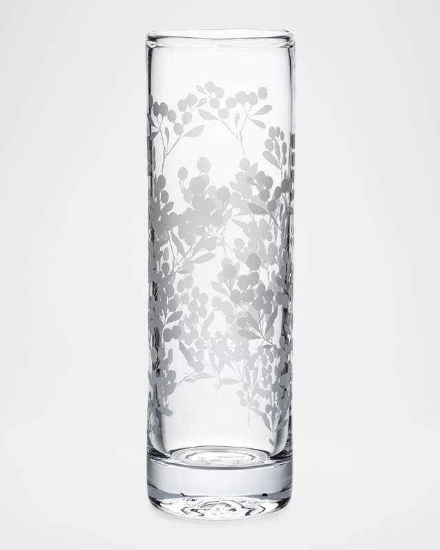 Engraved Berry Vase, 10.5"